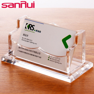 亚克力名片座 商务桌面的透明优雅与创意实用